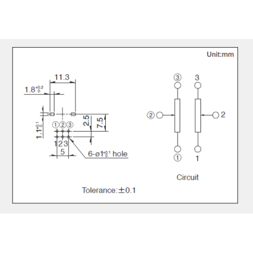 Potentiometer Putar Siri RK09L