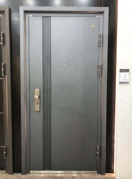 Texture powder coating for security door