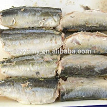 mackerel in natural oil in tin can
