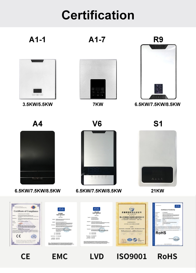 5.5kw 110V 220V 5.5Kw Wall Mounted Easy Install Safety Takagi Tankless Water Heater