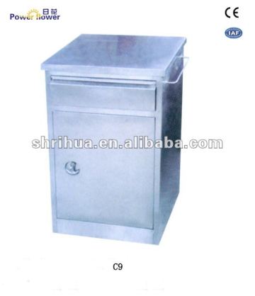 Stainless steel bed-stand medical cabinet C9 power flower medical