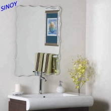 No Fog Clear Image Plain Mirror Glass For Bathroom Mirrors