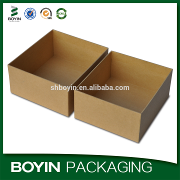Ecofriendly two piece kraft paper box, kraft paper gift box, kraft paper packaging box
