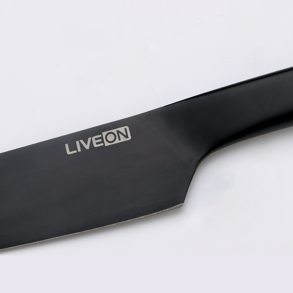 Couteau de chef stream-line 8 pouces oxyde noir