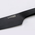 Coltello da chef Stream-line da 8 pollici in ossido nero