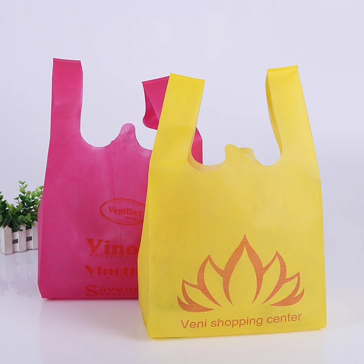 Custom Logo Printing Outdoor Tote Plain A4 Size Non-Woven Promotional Bag with Customized Logo