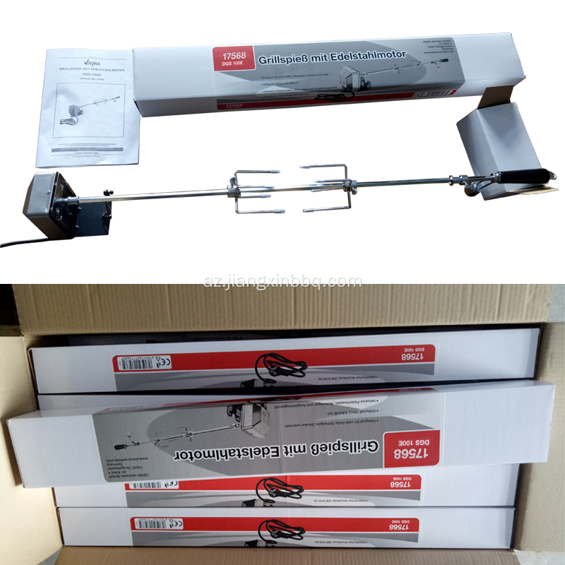 Ağır Duty Universal Qril Dəyişdirmə Rotisserie Kit