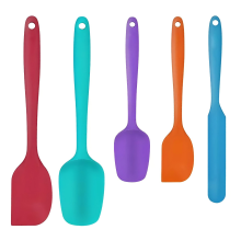 Home and Kitchen Gadgets Kitchen Utensils 5 Pcs Silicone Kitchen Spatula Baking Utensils Heat Resistant Silicone Spatula Set