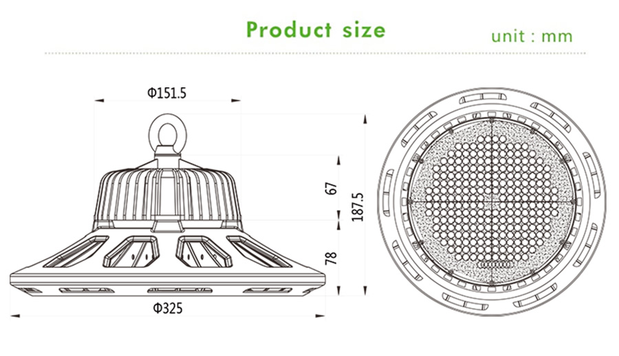  Industrial LED High Bay Lights 