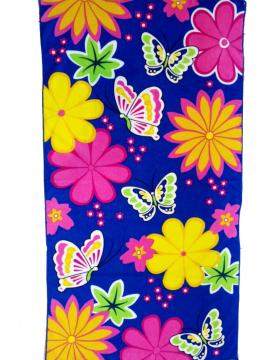 Floral Microfiber Beach Towel Reactive Print Towel