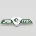 Zinklegering heldere chroom metalen merk logo label