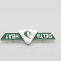 Stop z cynkiem jasny chrome metalowy logo etykieta logo