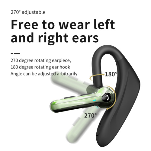 Single Ear Earhook Cordless Earphone For Car