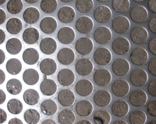 Round hole mesh metal plate