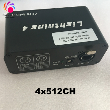 4x512ch Artnet DMX Node สำหรับแสงไฟ LED 3D