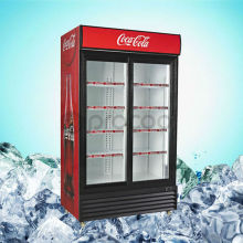 double door beverage cooler