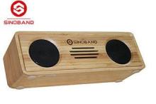 Wooden Bluetooth Surround Sound Speakers Active Bamboo Spea