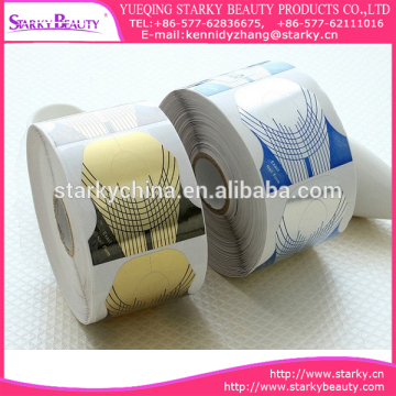 Various Shapes Acrylic Nail Forms Dual System Forms Salon Nail Art Nail Form