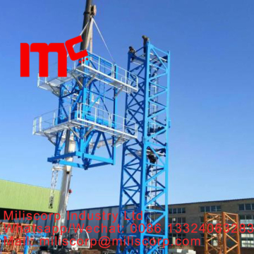 Tower crane climbing frame