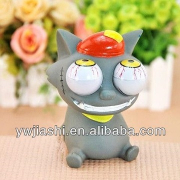 Funny Gray Wolf Silicone Trick Toy,Silicone Pressure Outlet Toy