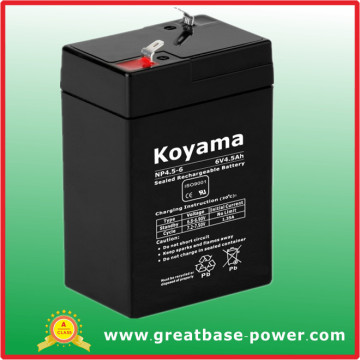 Sealed Reachargeable UPS Battery NP4.5-6-6V4.5AH