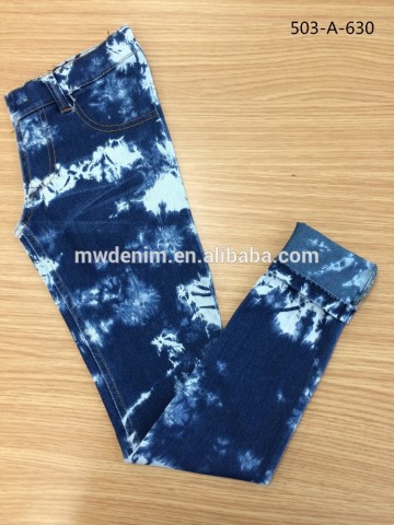 cotton spandex indigo knit denim rib twill fabrics