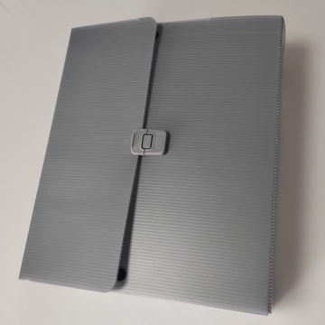 Customized Recycle Corrugated Plastic Sheet File Box with Handle