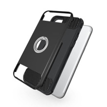 Shock-proof hybrid phone with ring holder