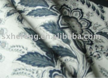 LINEN AND COTTON PRINTED FARIC WASHED LINEN FABRIC