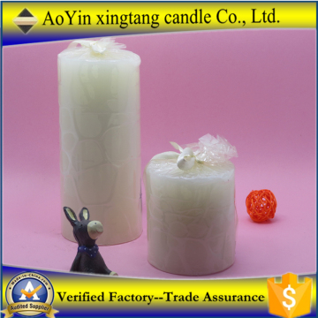 scented and unscented paraffin wax pillar candle