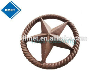 Rustic metal stars for decoration