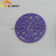 Felt round coasters set