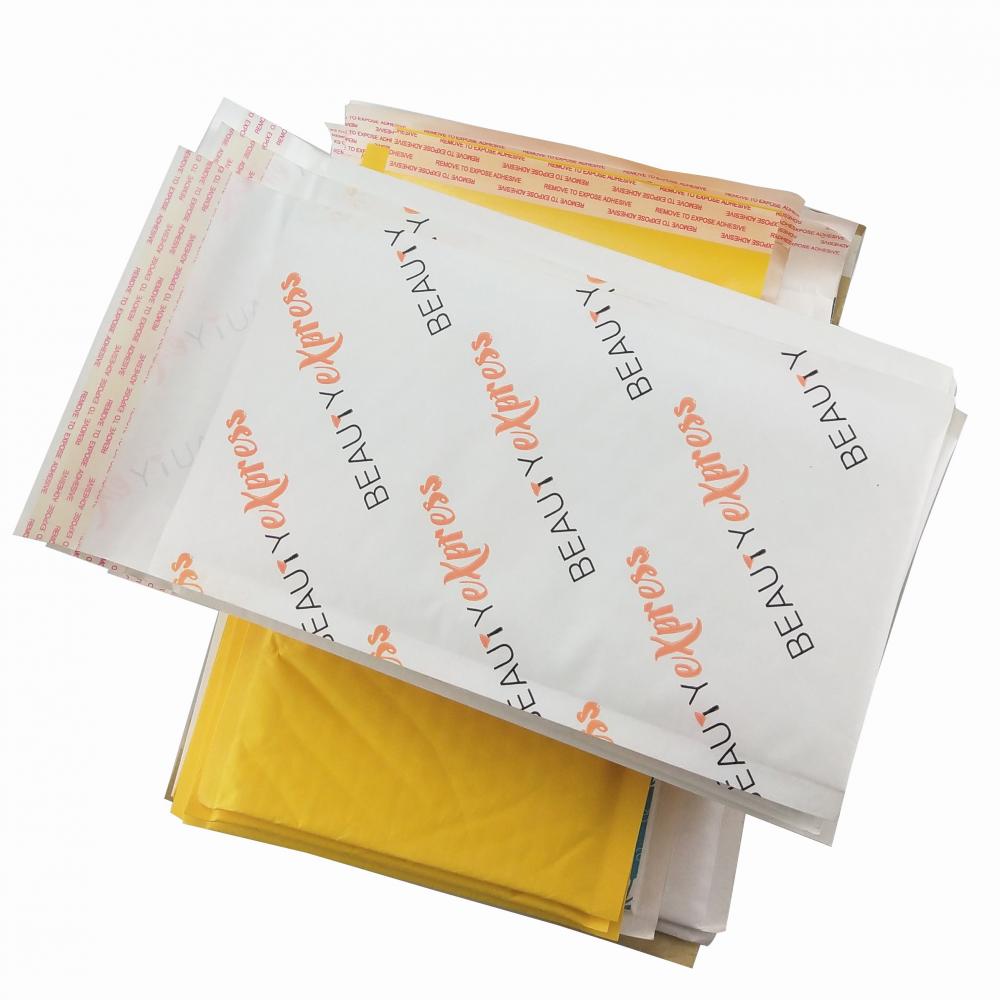 printed kraft bubble mailers