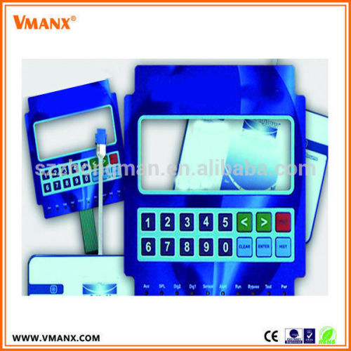 waterproof membrane illuminated keypad