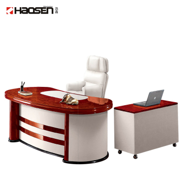 Modern CEO Office: Rolls 6836 White Luxury Managing Director Table