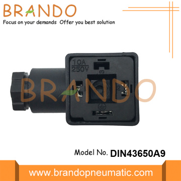 DIN43650A PG9 솔레노이드 밸브 코일 커넥터 2P+E IP65