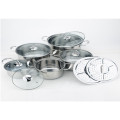 Set di pentole in acciaio inox stile coreano all&#39;ingrosso