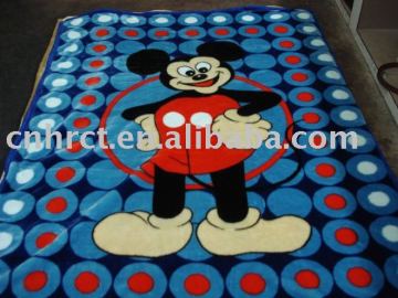 super soft baby cartoon blankets