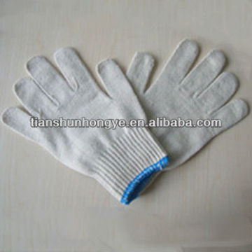 Industrial working cotton hosiery gloves