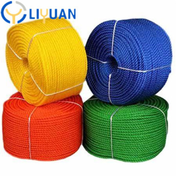 3 strand twisted polypropylene pp rope