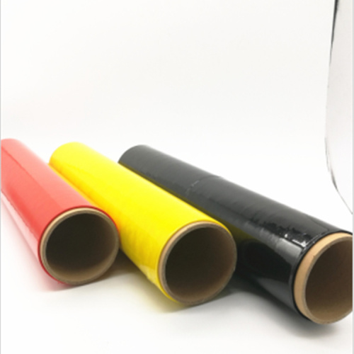 Pre Stretch Wrap 18 Inch 1500 Feet stretch wrap 25mic Pallet Color Pe hand roll stretch film