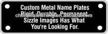 metal nameplate,Aluminum silver nameplate ,metal label