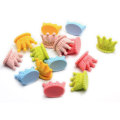 Schattige snoep kleur hars kroon miniatuur kinderen hars ring accessoire haartoebehoren maken