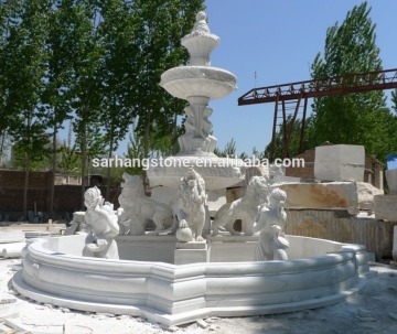 Natural stone garden water fountains