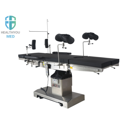 Hydraulic electric operation table