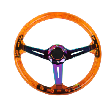JDM Colorful Bubble Steering Wheel for Racing Sport Cars