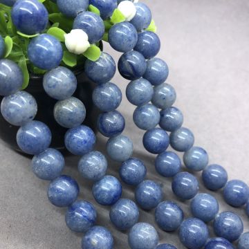 Natural Blue Aventurine Beads Semi Finished Wholesale