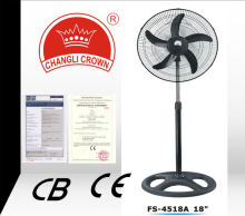 fan with strong wind