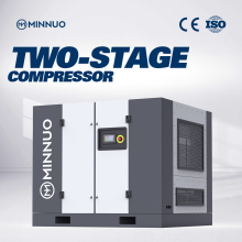 Frequency conversion energy saving Two-stage compressor 37KW with warranty