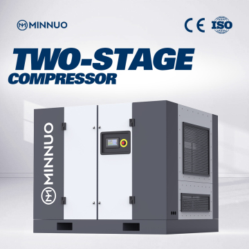 Frequency conversion energy saving Two-stage compressor 37KW with warranty